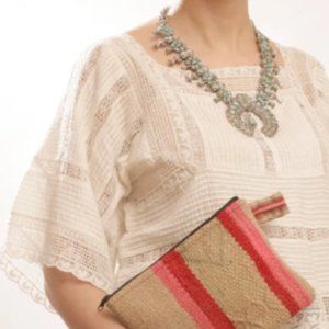 Zara White Lace Bohemian Blouse